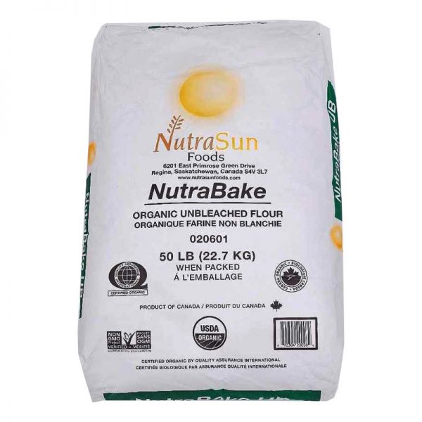NutraBake Organic Unbleached Flour